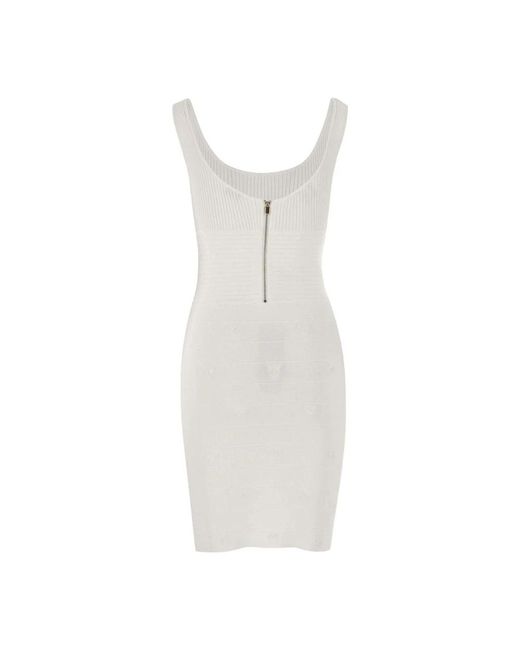 Pinko White Knitted Dresses