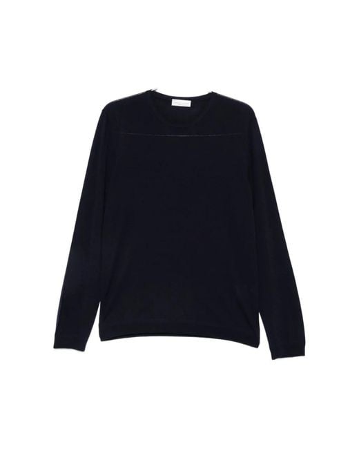 Roberto Collina Blue Round-Neck Knitwear for men