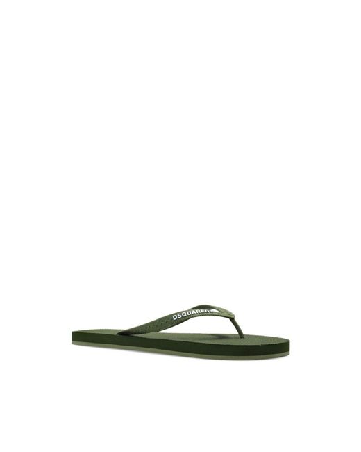 Flip Flops di DSquared² in Green da Uomo