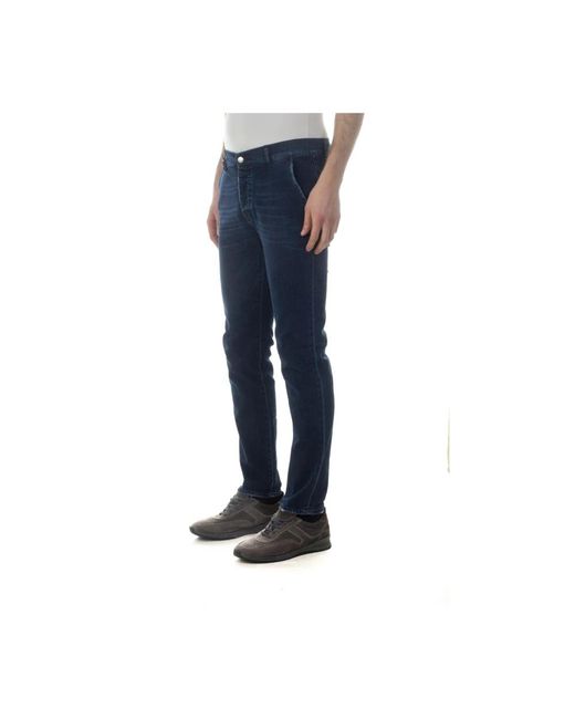 Daniele Alessandrini Blue Slim Fit Jeans for men