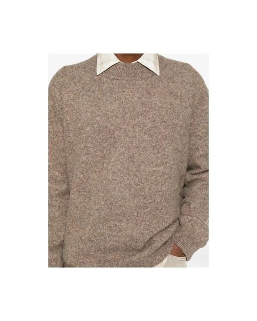 A.P.C. Brown Round-Neck Knitwear for men