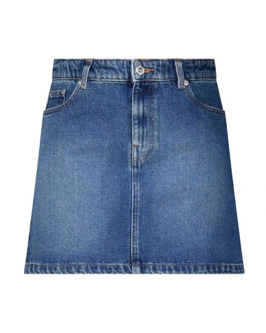 A.P.C. Denim Skirts in het Blue