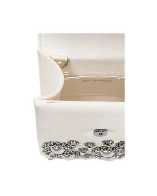 Self-Portrait White Mini Bags
