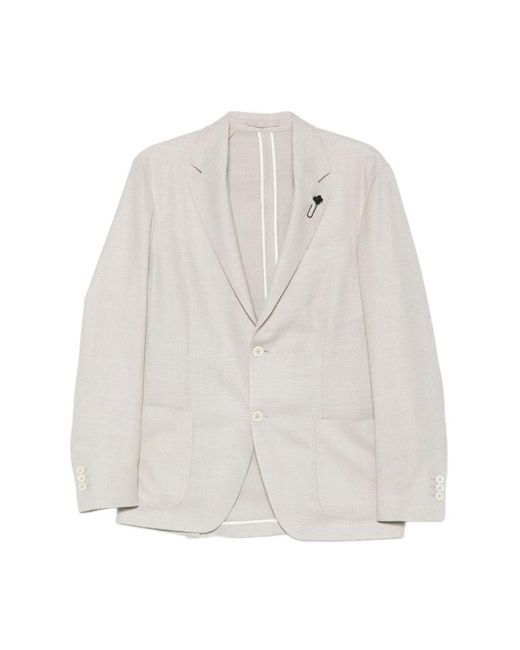 Lardini White Blazers for men
