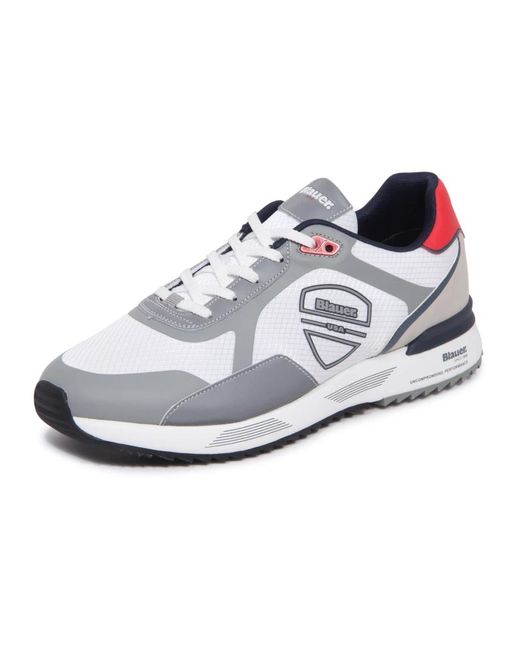 Blauer White Sneakers for men