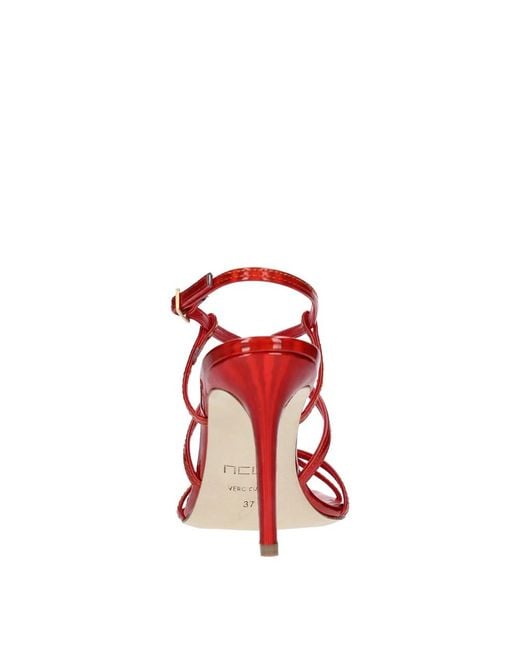 NCUB High Heel Sandals in het Red