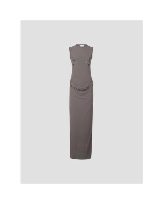 Jean Paul Gaultier Gray Maxi Dresses