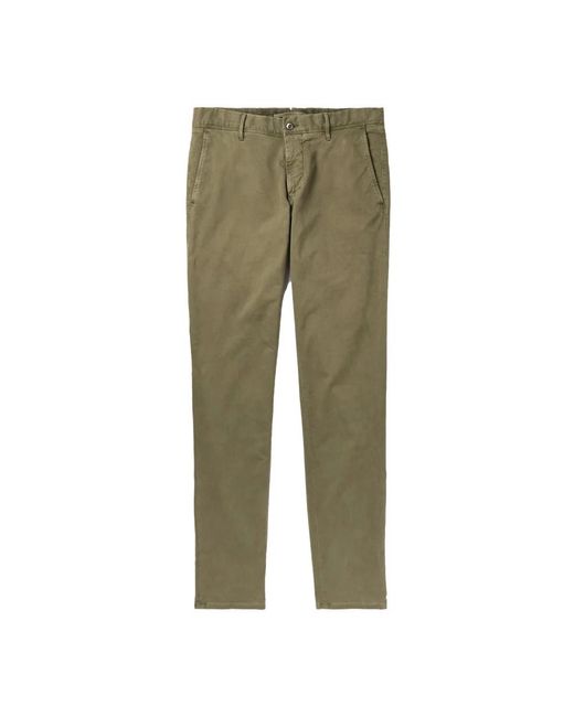 Incotex Green Chinos for men
