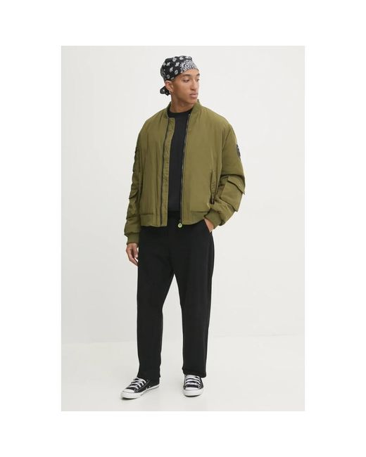 Barrow Nylon Aviator Jacket in het Green voor heren