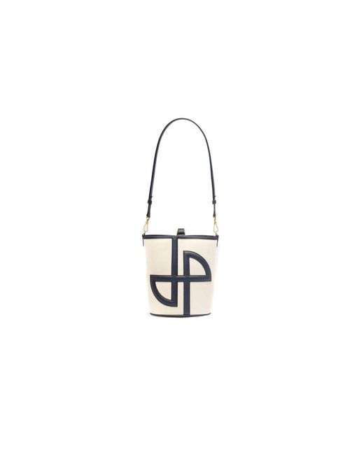 Patou White Bucket Bags