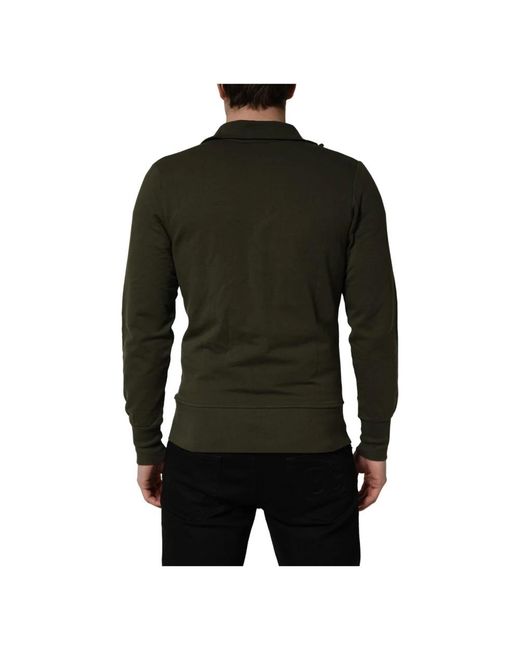 Aeronautica Militare Black Zip-Throughs for men