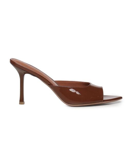 Giuliano Galiano Brown Heeled Mules