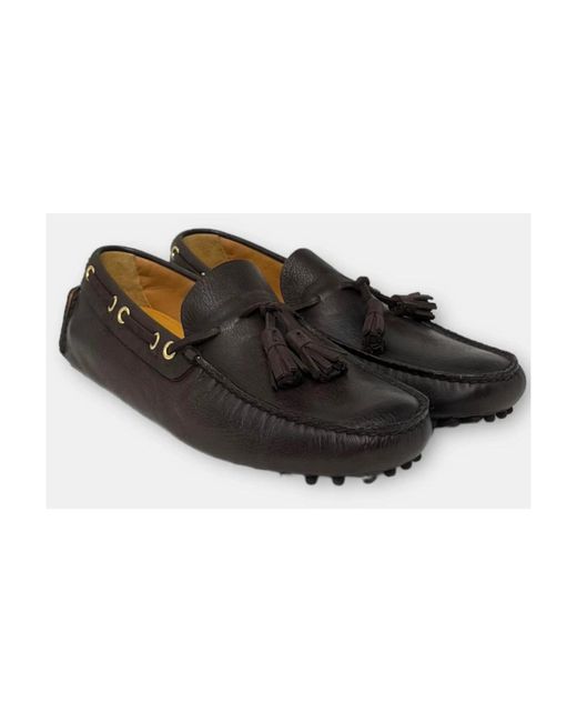 Car Shoe Black Sailor Shoes for men