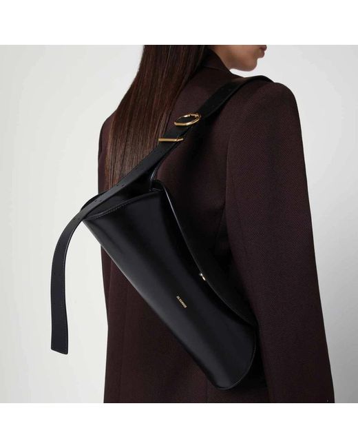 Jil Sander Black Shoulder Bags