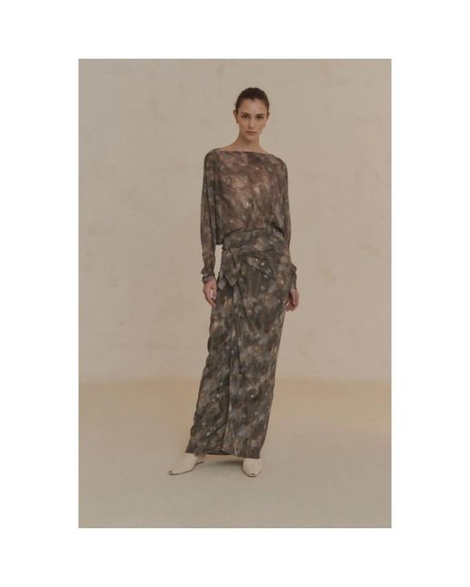 Cortana Maxi Skirts in het Green