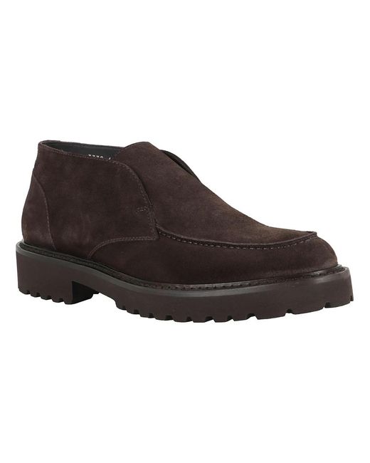 Doucal's Brown Ankle Boots for men