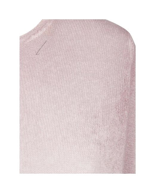 Avant Toi Pink Round-Neck Knitwear