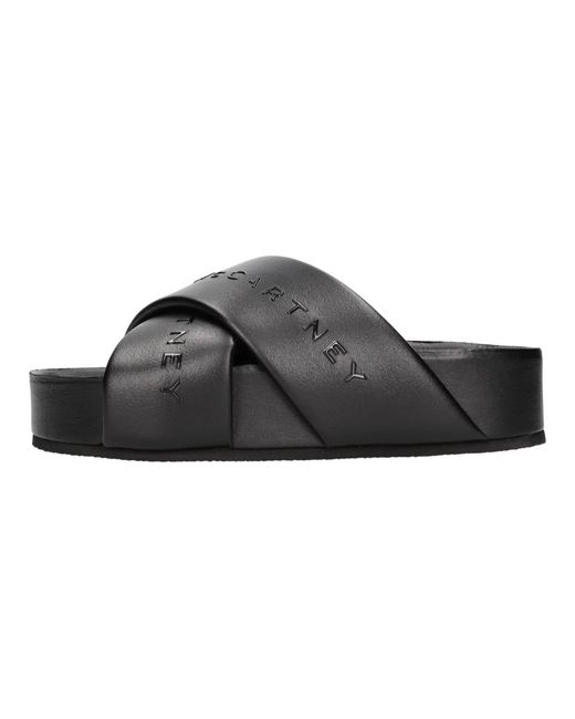 Sliders Stella McCartney de color Black