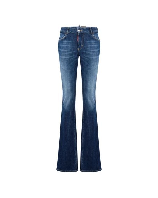 DSquared² Blue Flared Jeans
