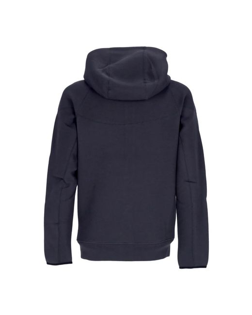 Nike Fitness ,Blauw ,Katoen Tech Fleece Hoodie Met Rits in het Blue voor heren