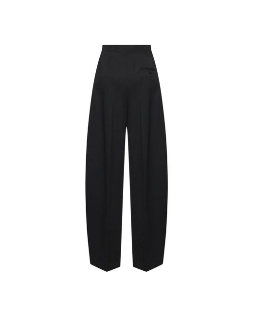 Mugler Black Wide Trousers