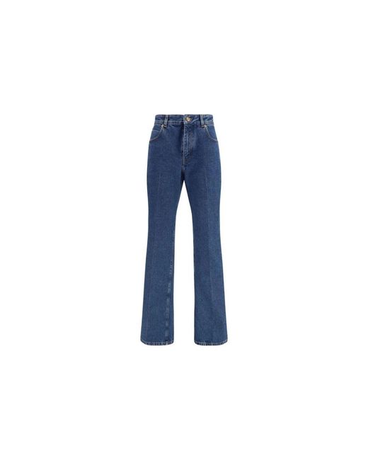 Flared Jeans Balmain de color Blue
