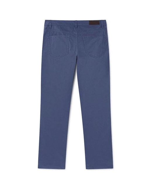 Hackett Broeken ,Blauw ,Katoen Trinity Broeken in het Blue voor heren