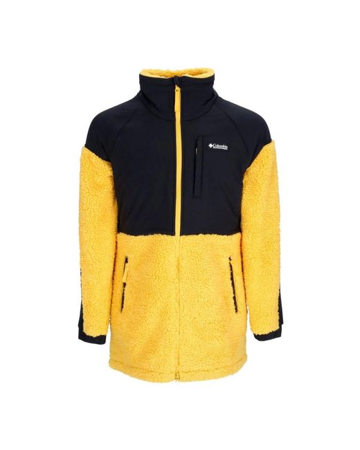 Columbia Yellow Ballistic Ridge Full Zip Fleece