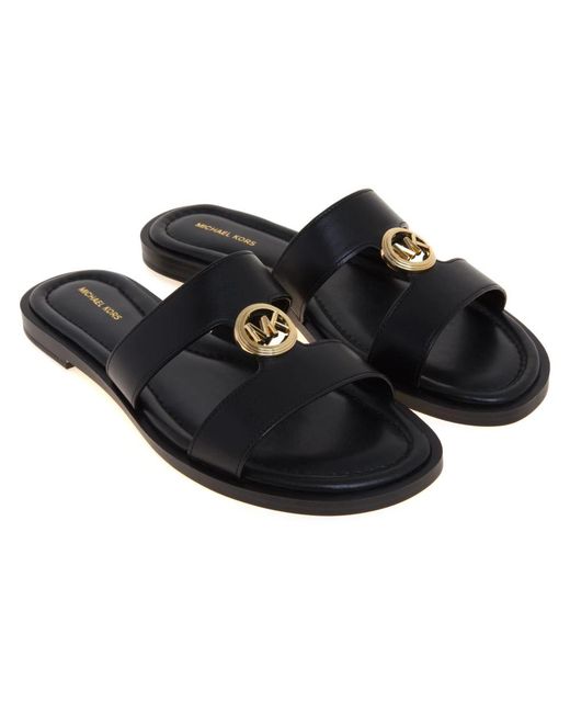 Michael Kors Black Sliders