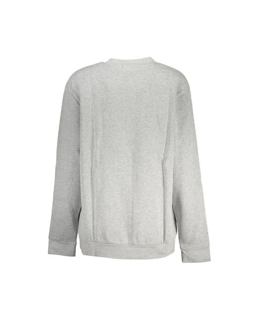 Roberto Cavalli Gray Polyester Sweatshirt