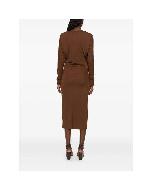 Max Mara Brown Midi Dresses