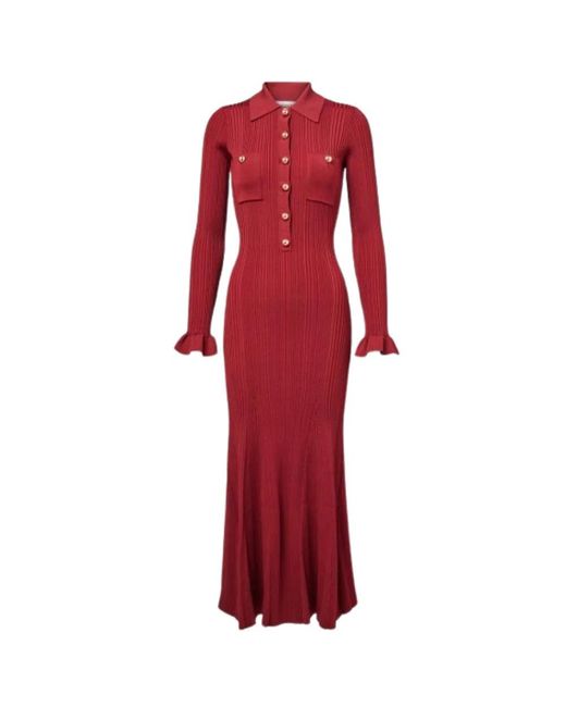 Self-Portrait Red Maxi Dresses