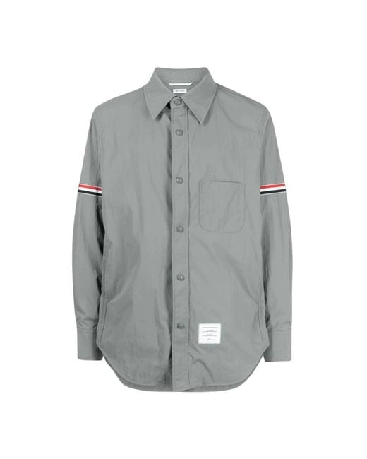 Thom Browne Gray Casual Shirts for men