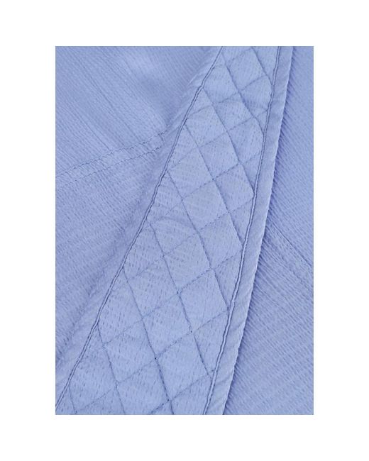 Lolly's Laundry Kleedjes ,Blauw ,Blauwe Midi Jurk Met Lange Mouwen in het Blue