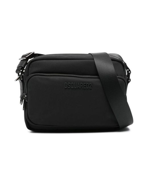DSquared² Messenger Bags in het Black voor heren