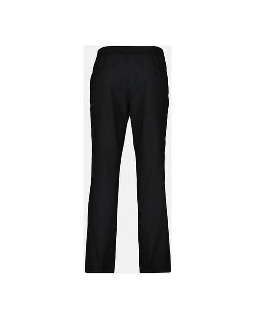 Straight Trousers di AMI in Black da Uomo