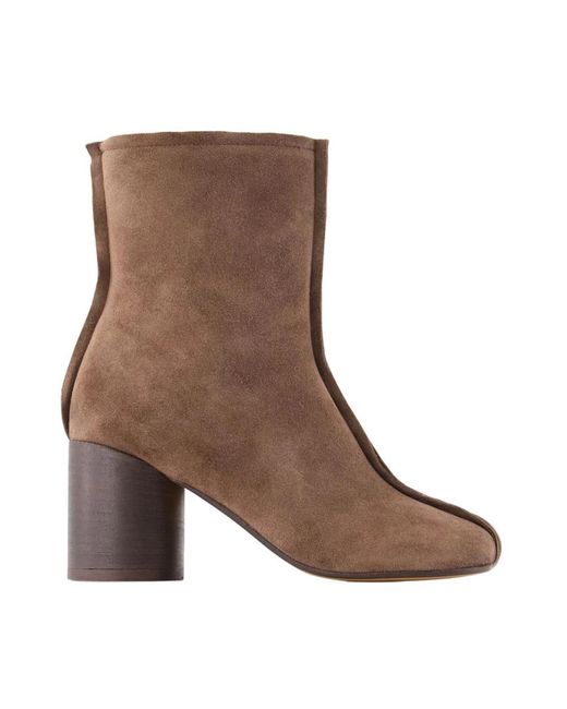 MM6 by Maison Margiela Brown Heeled Boots