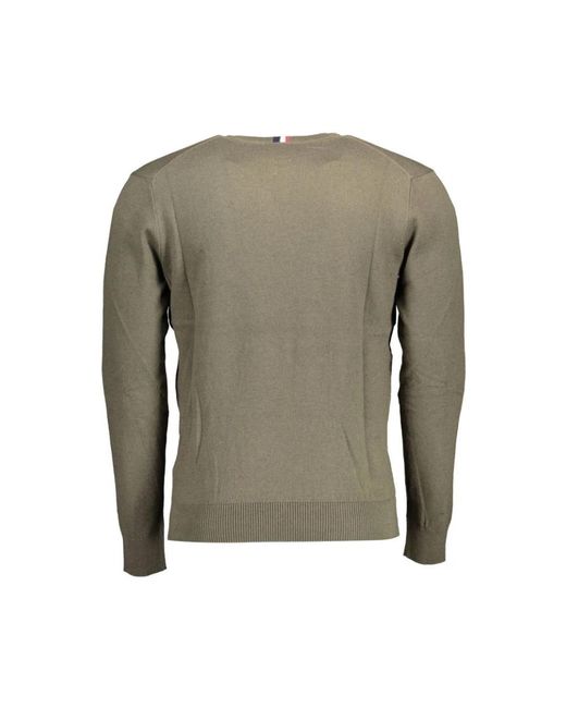 U.S. POLO ASSN. Green Round-Neck Knitwear for men