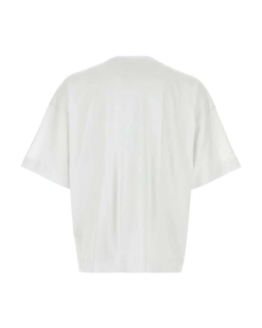 Dries Van Noten White T-Shirts for men