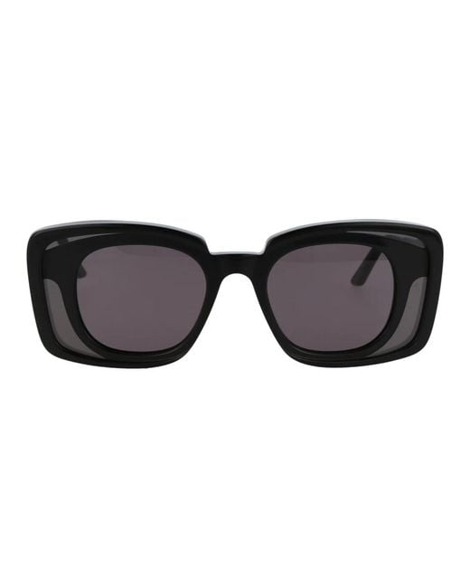 Kuboraum Black Stylische sonnenbrille maske t7