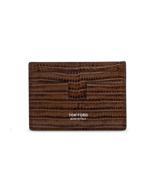 Wallets & Cardholders di Tom Ford in Brown da Uomo