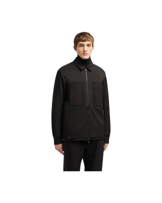 Moncler Black Down Jackets for men