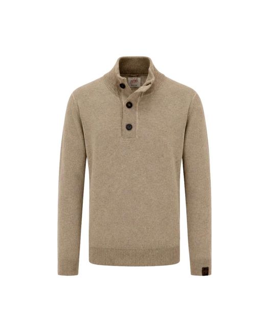 Bob Natural Round-Neck Knitwear for men