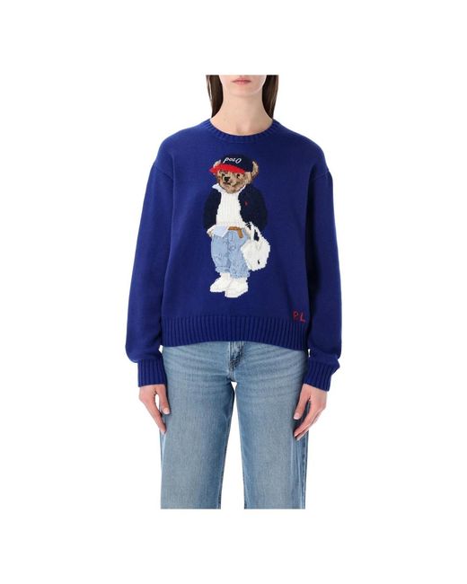 Polo Ralph Lauren Blue Round-Neck Knitwear