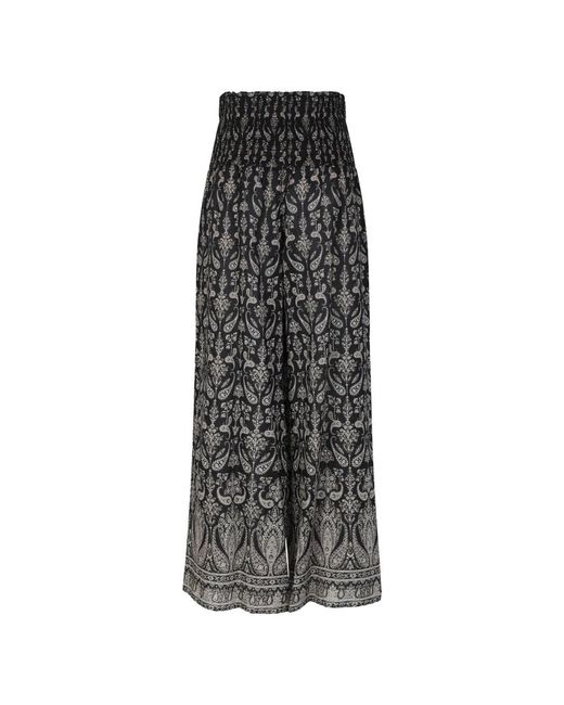 Veronica Beard Gray Wide Trousers