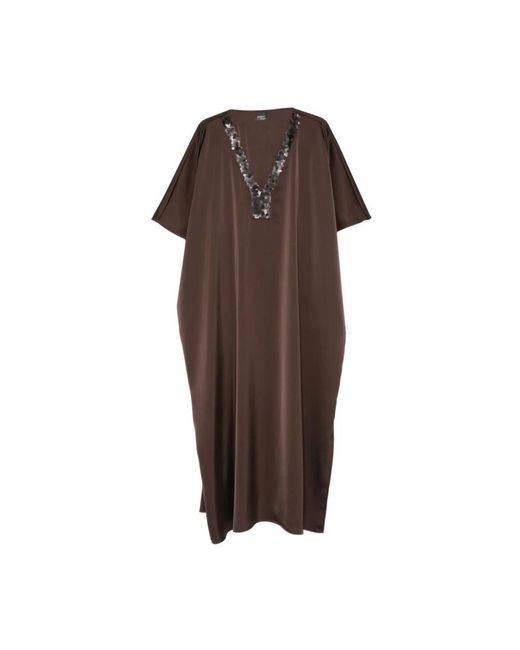 Marina Rinaldi Brown Maxi Dresses