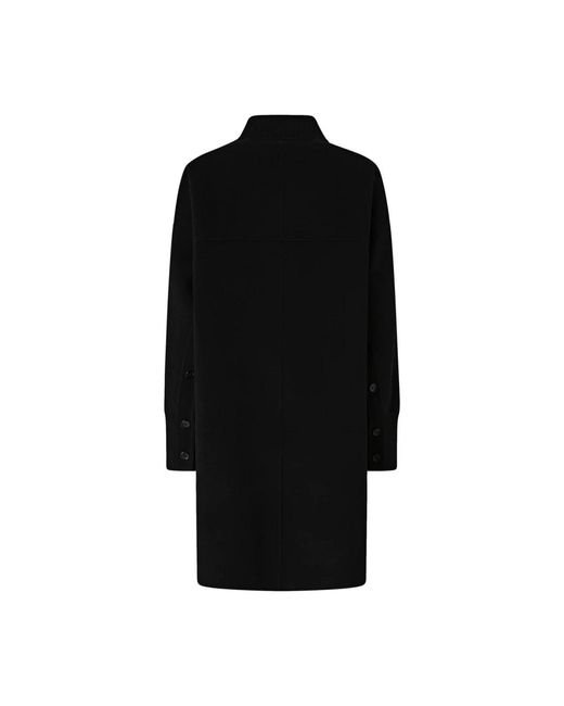 Pinko Single-Breasted Coats in het Black