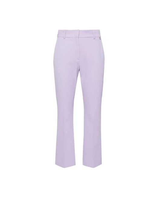 Cropped trousers Liu Jo de color Purple