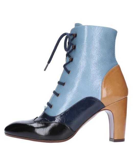 Chie Mihara Blue Heeled Boots