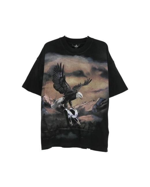 Represent Graphic Print Rundhals-T-Shirt in Black für Herren